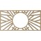 Ekena Millwork Hoover Wood Fretwork Pierced Ceiling Medallion, Birch, 20"W x 10"H x 7 3/8"ID x 3/8"T CMWP20X10X0375HOBI - alternate 2